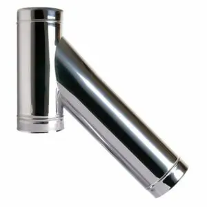 (DISCONTINUED) 135° Long Arm Tee - Twin Walled Pipe 125mm (Stainless)