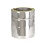 200mm Length - Twin Wall Pipe 125mm (Stainless)