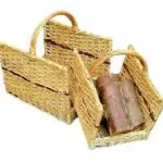 (DISCONTINUED) Fireside Open Ended Log Baskets - Set of 2