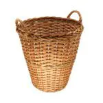 (DISCONTINUED) Fireside Round Tall Log Basket (Hessian)
