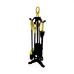 Fireside Loop Top Tool Set  (Black/Brass)