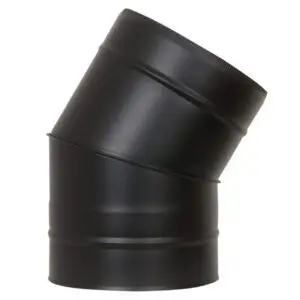 (DISCONTINUED) 30° Elbow - Twin Walled Pipe 125mm (Black)