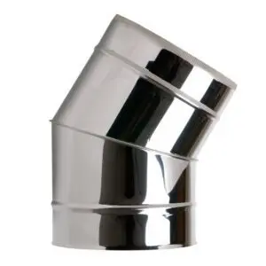 (DISCONTINUED) 30° Elbow - Twin Walled Pipe 125mm (Stainless)