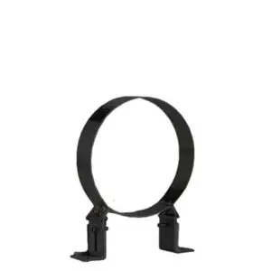50-80mm Wall Bracket - Twin Wall Pipe 200mm (Black)