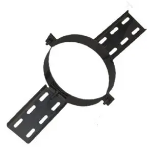 (DISCONTINUED) Roof  Bracket - Twin Walled Pipe 175mm (Black)