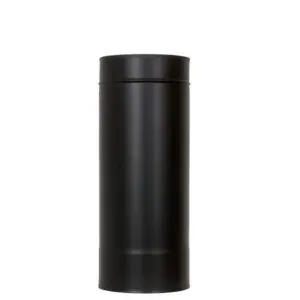 (DISCONTINUED) 500mm Length - Twin Walled Pipe 175mm (Black)