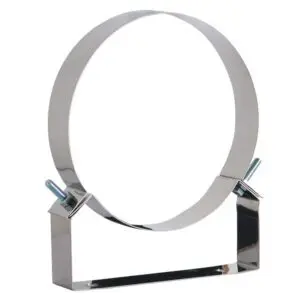 50mm Wall Bracket - Twin Wall Pipe 150mm (Stainless)