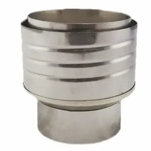 125mm to 150mm Increasing Single to Flexible Adapter, Twist Fit