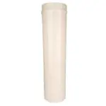 (DISCONTINUED) (125mm) 600mm Length Cream Enamelled - Single Walled Flue Pipe