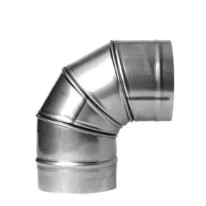 (DISCONTINUED) (125mm) Up to 90° Elbow - Single Walled Flue Pipe