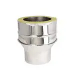 Single to Twin Adapter 125mm (Stainless)