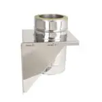 Adjustable Base Support - Twin Wall Pipe 125mm (Stainless)