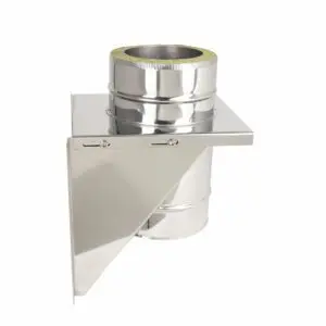 Adjustable Base Support - Twin Wall Pipe 200mm (Stainless)