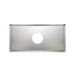 1000mm x 400mm Chimney Closure Plate (150mm Precut Hole)