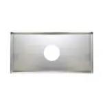 1200mm x 600mm Chimney Closure Plate (150mm Precut Hole)