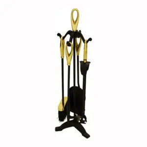 (DISCONTINUED) Fireside Loop Top Tool Set (Black/Antique)