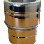 (DISCONTINUED) Increasing Adapter - Twin Wall Pipe 125mm to 150mm (Stainless)