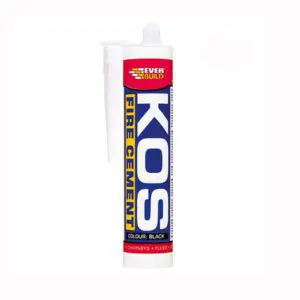 Kos Fire Cement 300ml Cartridge (Black/Buff)