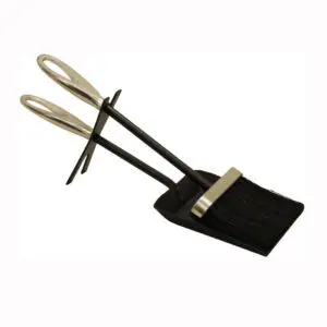 (DISCONTINUED) Fireside Hearth Tidy (Black/Pewter Loop)