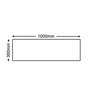 Granite Hearth (Inset, Honed) - 1000mm x 300mm