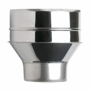 (DISCONTINUED) Increasing Single to Twin Wall Adapter - 150mm to 175mm (Stainless)