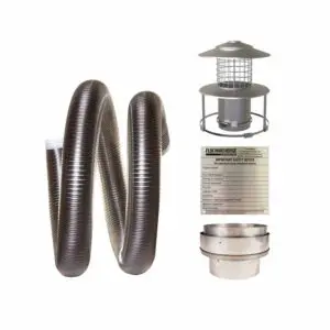 Installation Kit 6 and  Flexible Flue Liner - 200mm (8 inch) 316 Grade