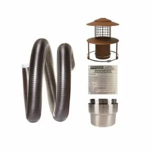 Installation Kit 7 and  Flexible Flue Liner - 200mm (8 inch) 316 Grade