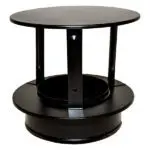 Rain Cap - Twin Wall Pipe 125mm (Black)