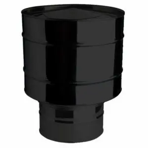 (DISCONTINUED) (125mm) All Weather Cowl - Single Walled Flue Pipe