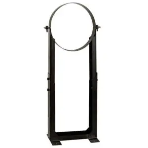 (DISCONTINUED) 210-430mm Wall Bracket - Twin Walled Pipe 200mm (Black)