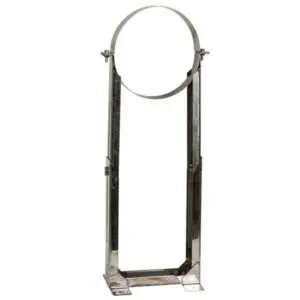 (DISCONTINUED) 210-430mm Wall Bracket - Twin Walled Pipe 200mm (Stainless)