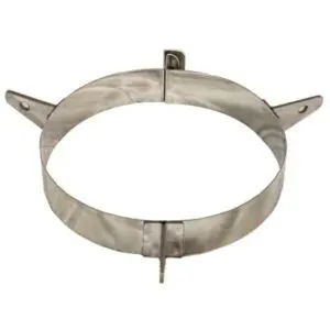 Guy Wire Bracket - Twin Wall Pipe 125mm (Stainless)