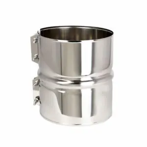 Structural Locking Band - Twin Wall Pipe 125mm (Stainless)