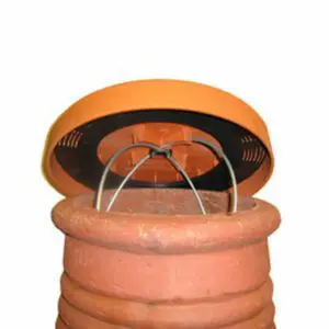Ventilated Disused Chimney C-Cap (Terracotta)