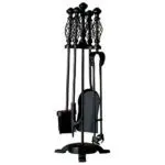 (DISCONTINUED) Fireside 'Spiral' Tool Set (Black)