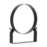 50mm Wall Bracket - Twin Wall Pipe 125mm (Black)