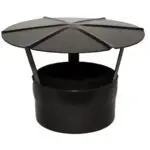 Rain Cap - Single Walled Flue Pipe (200mm)
