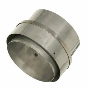 Stove Pipe To Flexible Flue Liner Adapter  - 150mm (6 inch)