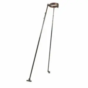 (DISCONTINUED)  Telescopic Bracket - Twin Walled Pipe 125mm (Stainless)