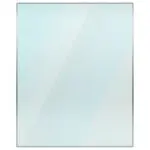 Replacement Glass Blank Fireplace Stove Glass