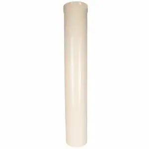 (DISCONTINUED) 900mm Length Cream Enamelled - Single Walled Flue Pipe (150mm)