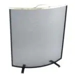 (DISCONTINUED) Classic Fire Screen Curved (Brass Trim)