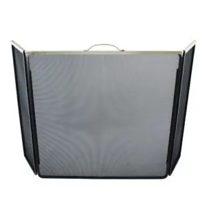 (DISCONTINUED) Classic Fire Screen Winged (Brass Trim)