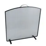 Classic Fire Screen Arched Height 27" (All Black)