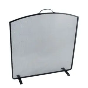 Classic Fire Screen Arched Height 24" (All Black)