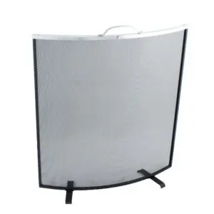 (DISCONTINUED) Classic Fire Screen Curved (Aluminium Trim)