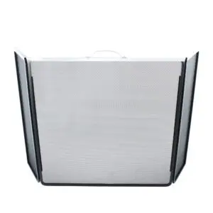 Classic Fire Screen Winged Height 23" (Aluminium Trim)
