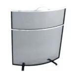(DISCONTINUED) Classic Fire Screen Curved Deluxe (Aluminium Trim)
