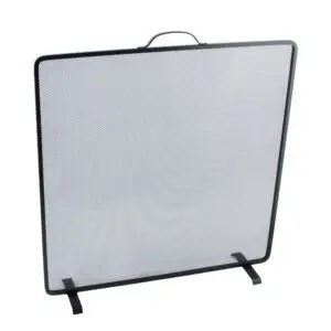 Classic Fire Screen Flat Height 24" (All Black)