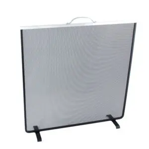 (DISCONTINUED) Classic Fire Screen Flat (Aluminium Trim)